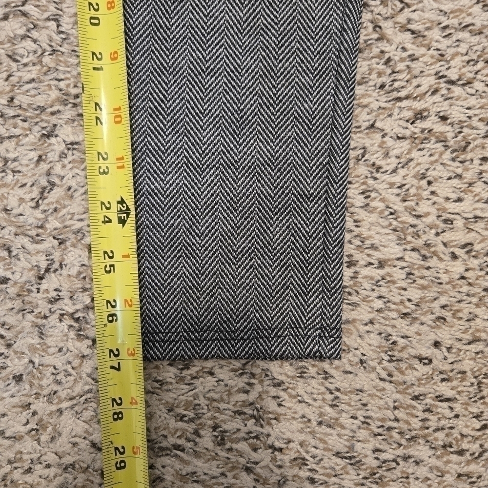 Ashley Blue Petite Black and White Stretch Pants Size Petite Medium - Picture 12 of 16